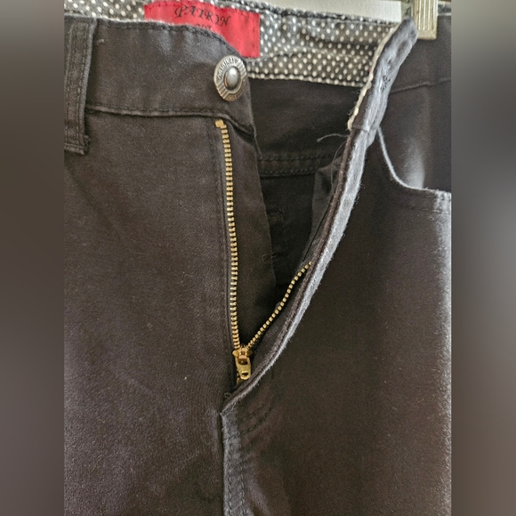 PATRON Cito USA Sleek Black Mens Straight Jeans for Effortless Style Size 32x32 - Picture 5 of 9